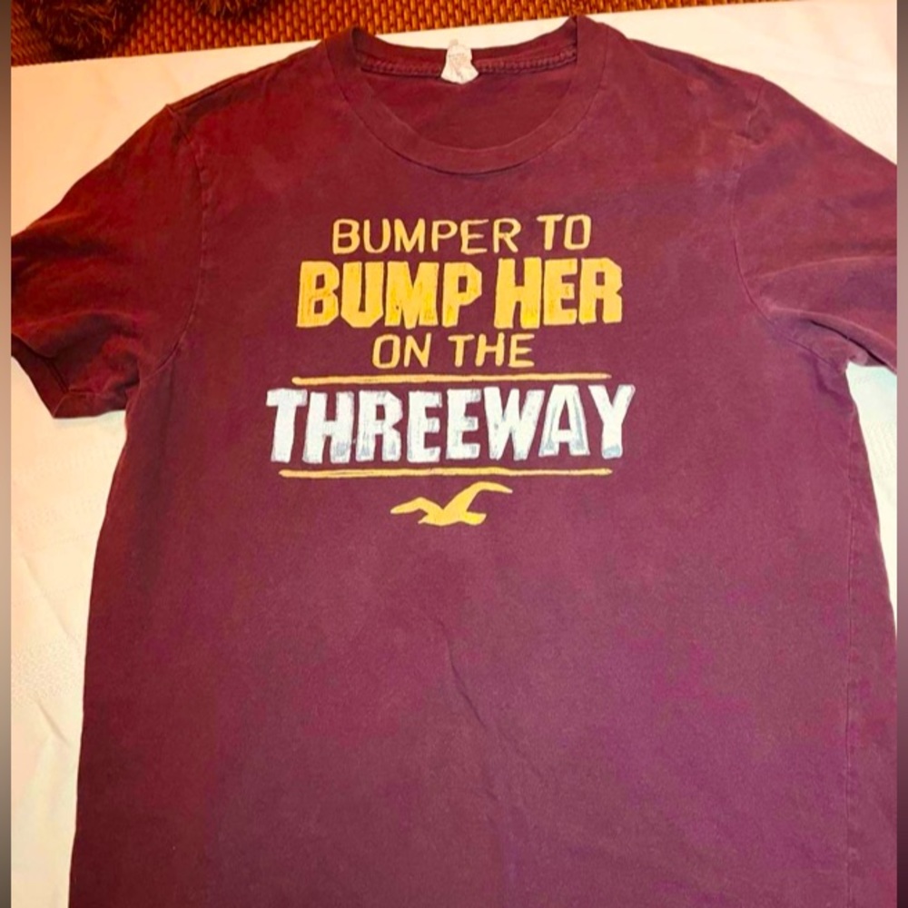 Mens large Hollister shirt sleeve shirt